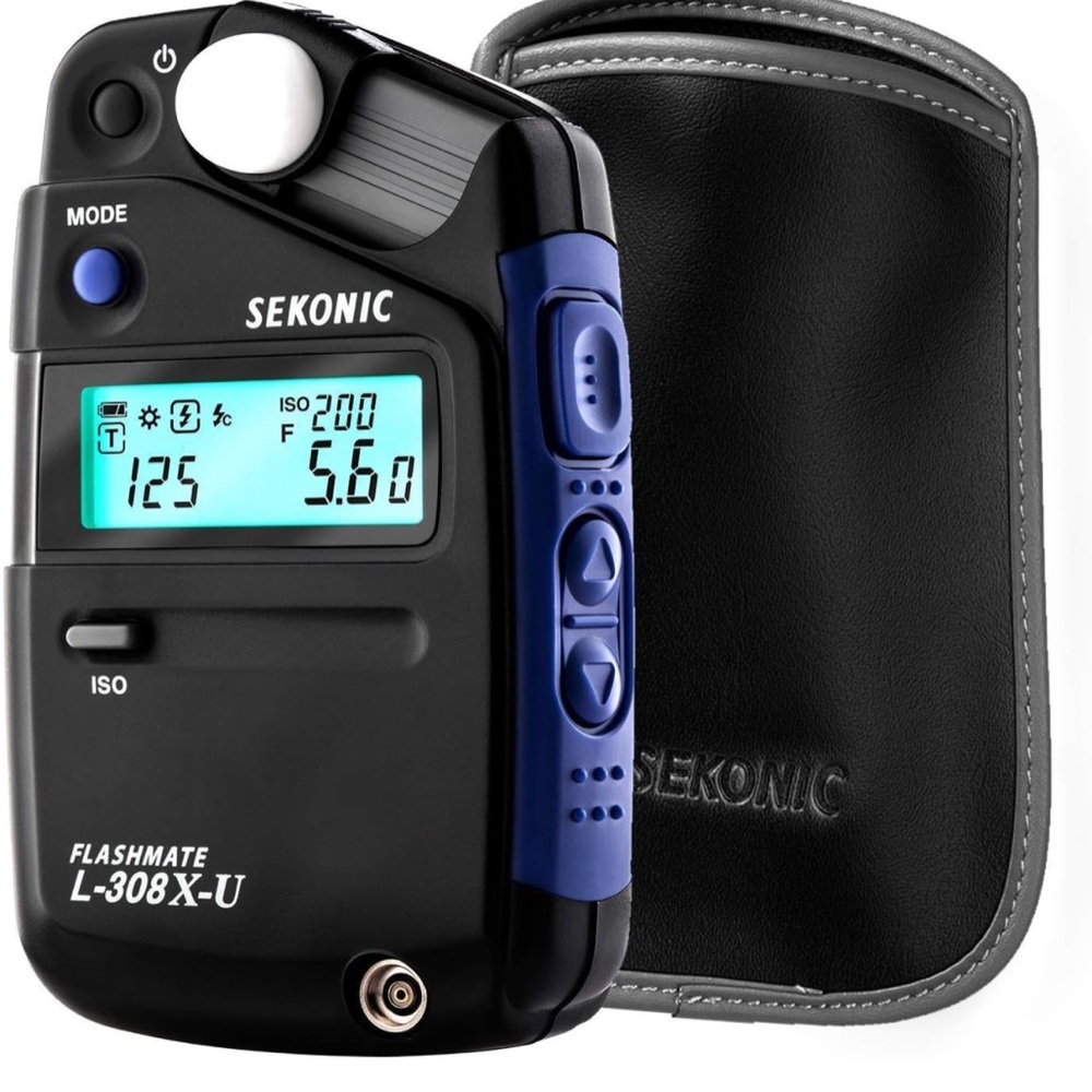 Sekonic L-308X-U Flashmate Light Meter (401-305) with Deluxe case